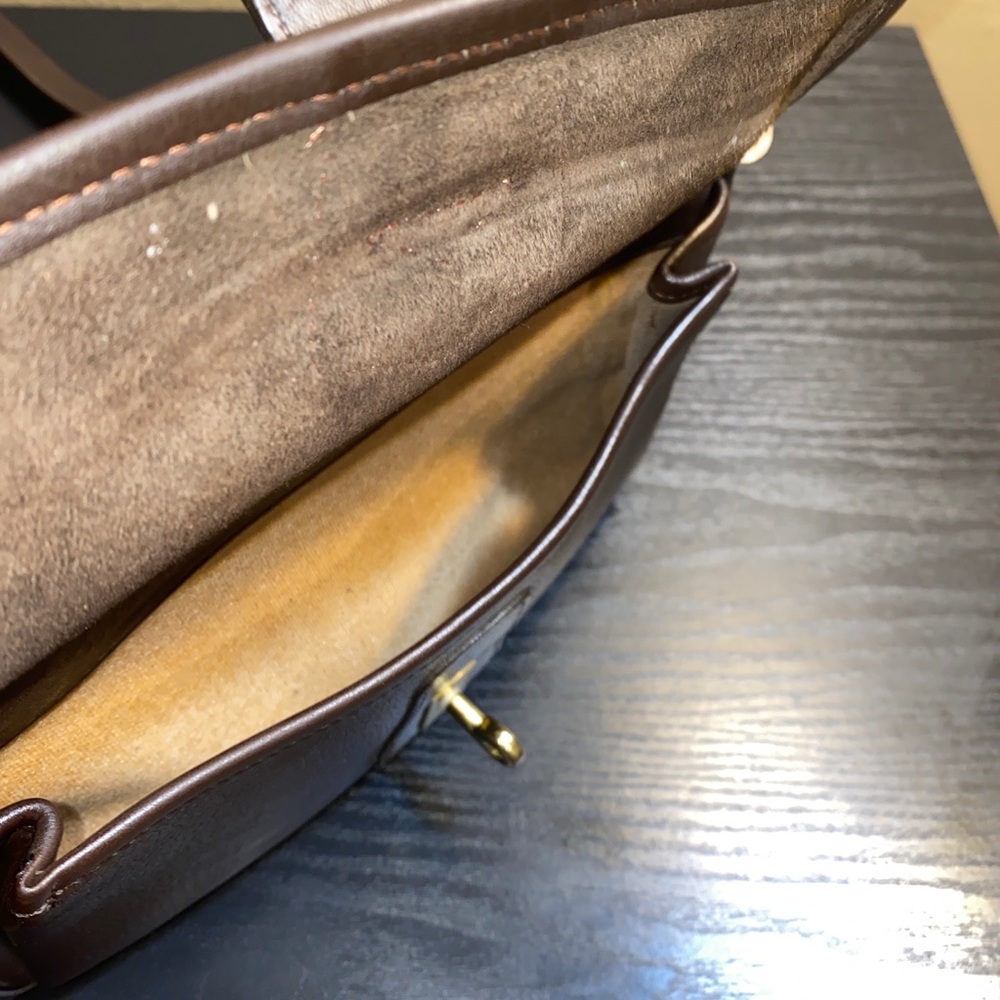 Vintage Dooney&Bourke brown leather crossbody bag - Picture 11 of 12